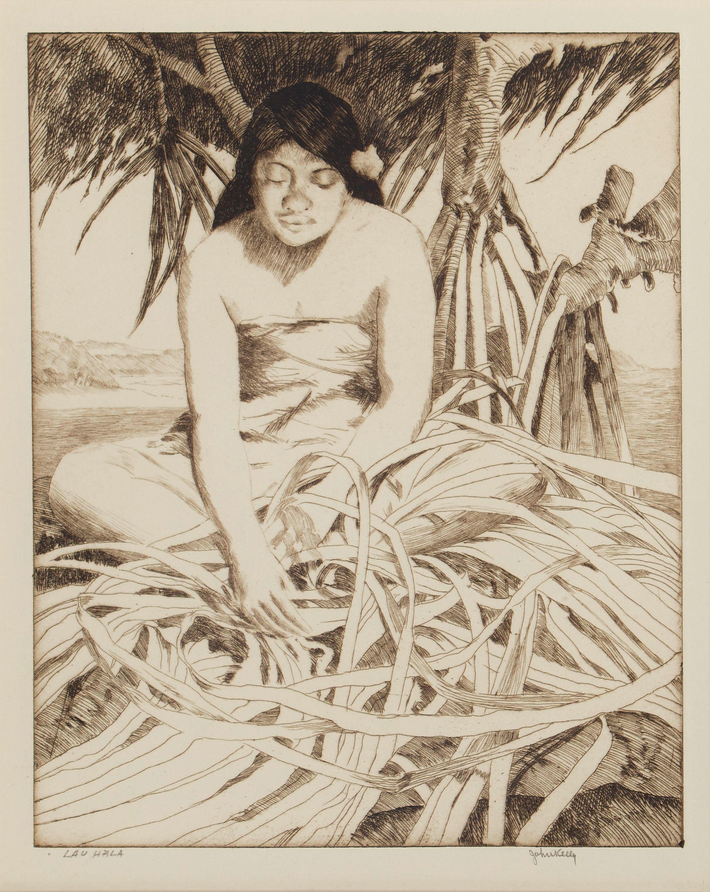 John Melville Kelly - Lau Hala, c. 1934