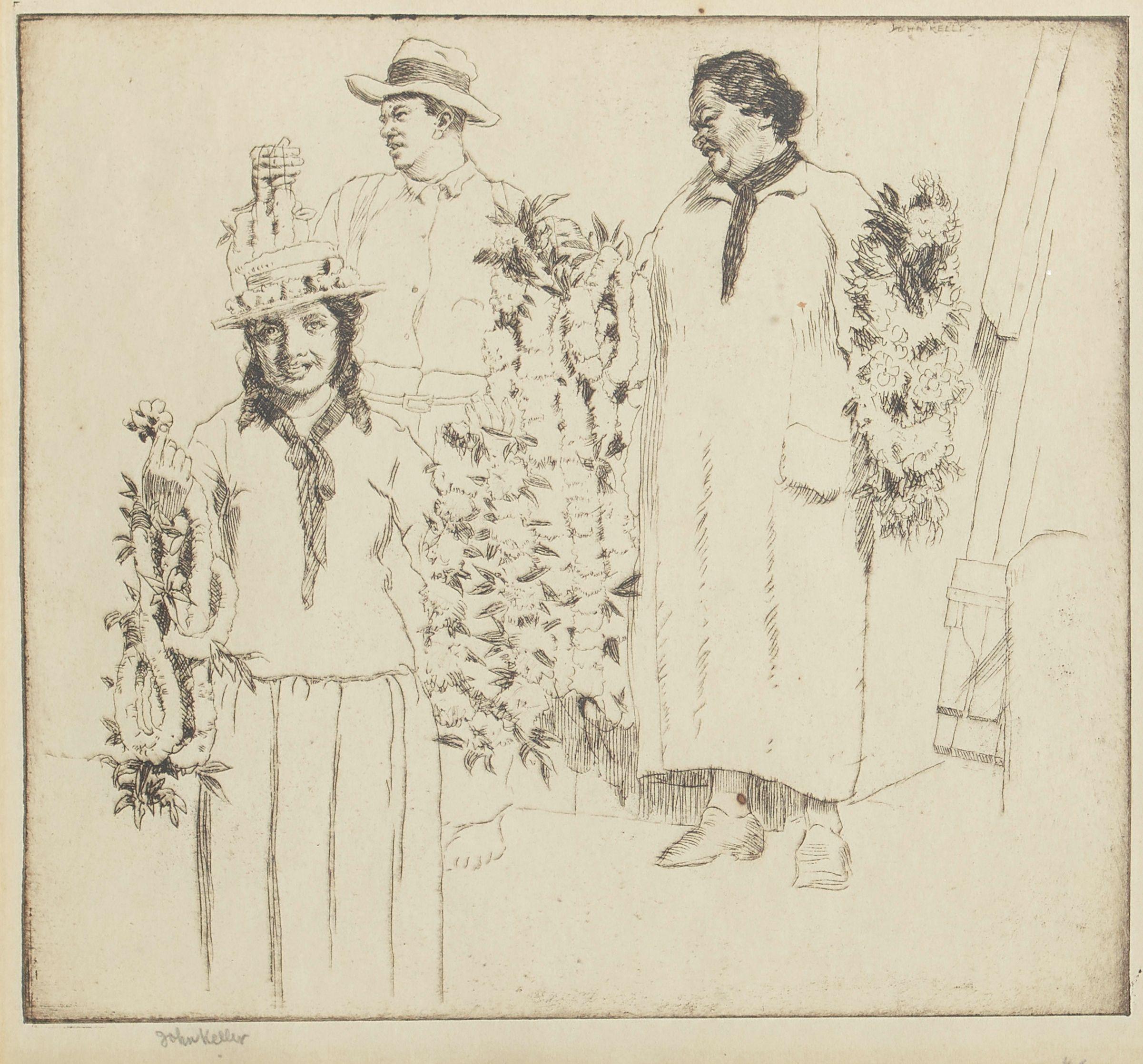 John Melville Kelly - Lei Sellers, c. 1930