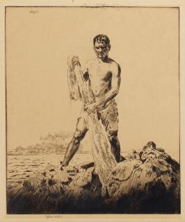 John Melville Kelly - Reef Fisherman, 1928