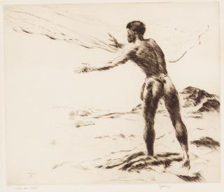 John Melville Kelly - Throw Net, Hawaii