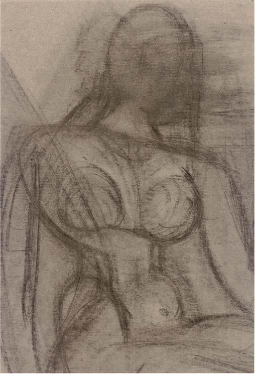 John Melville - Female With Bonnet; And A Seated Nude