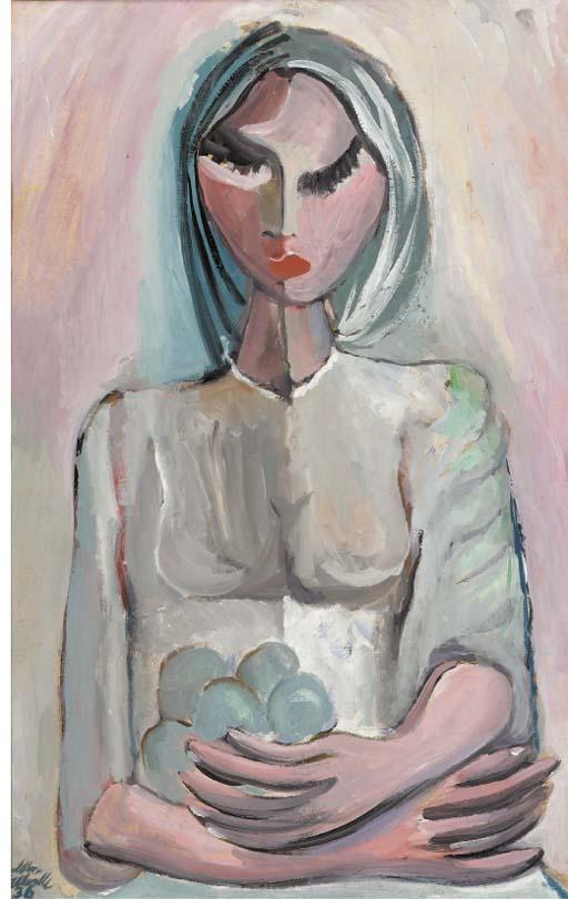 John Melville - Girl with Fruit