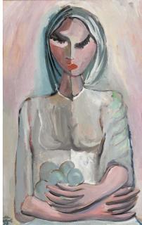 John Melville - Girl with Fruit