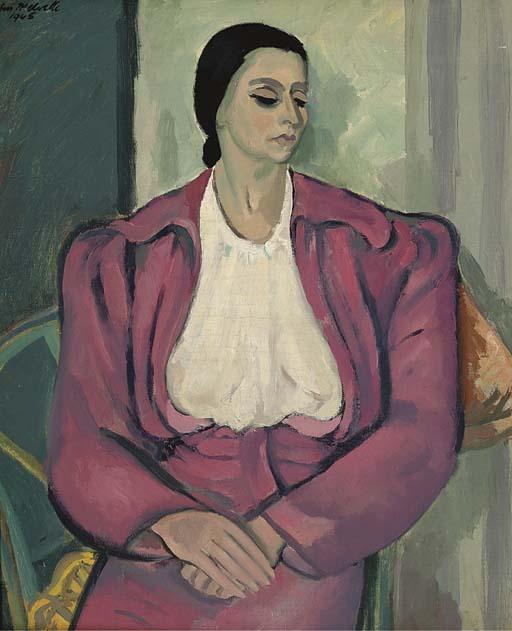 John Melville - Portrait of A Woman