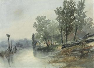John Middleton - On the river at Thorpe, Norfolk