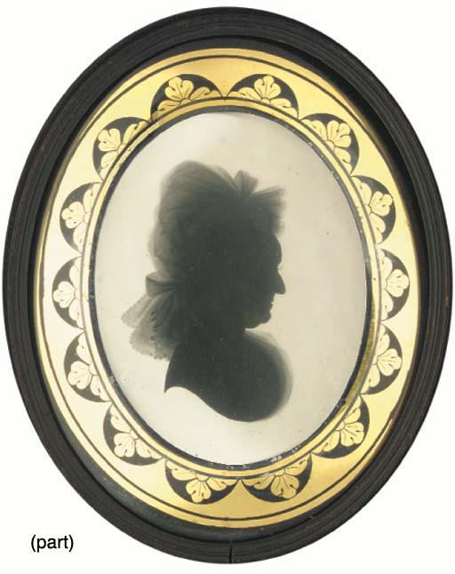 John Miers - A lady, in a dress with fichu and wearing a bonnet