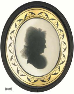 John Miers - A lady, in a dress with fichu and wearing a bonnet