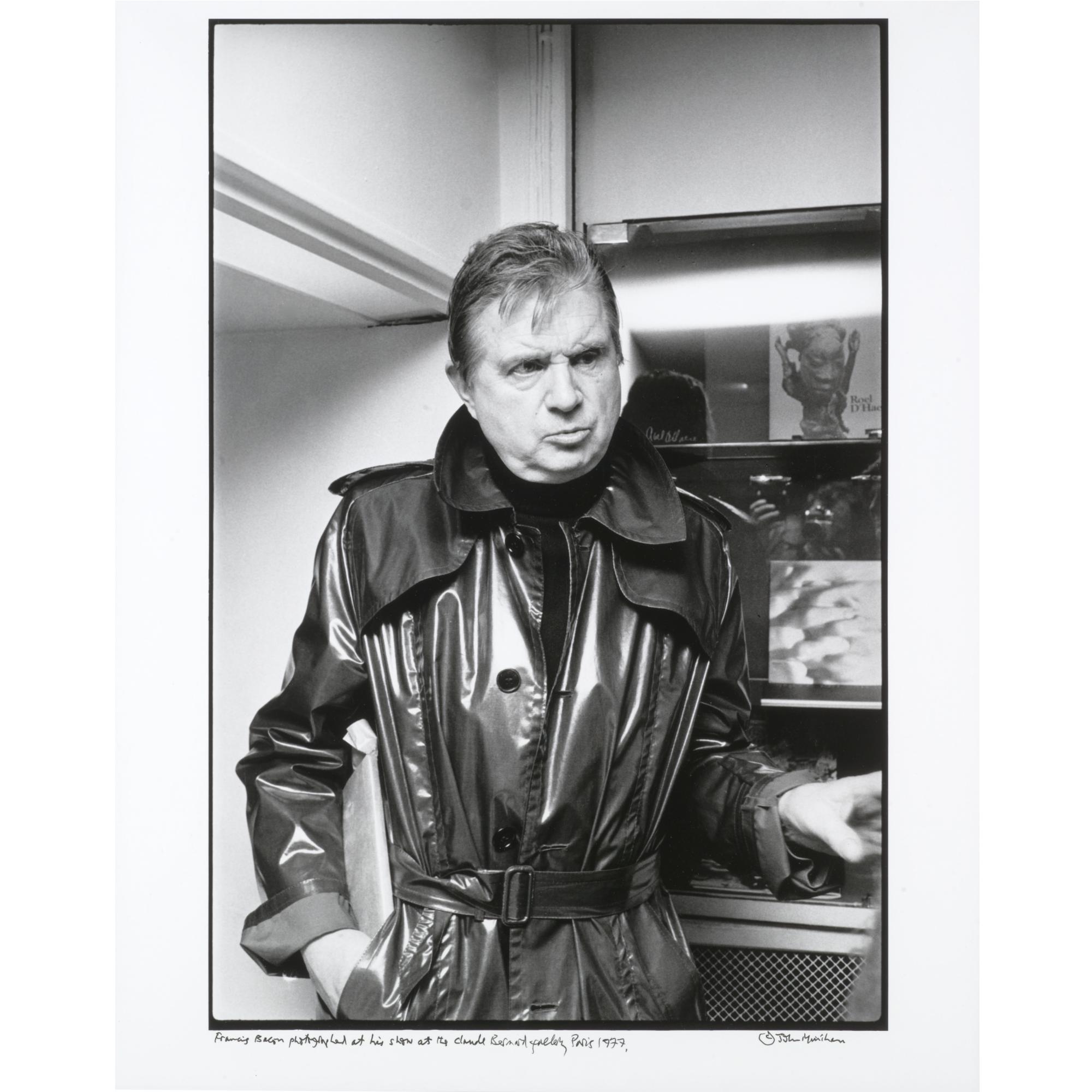 John Minihan - Francis Bacon Photographed At His Show At The Claude Bernard Gallery Paris 1977