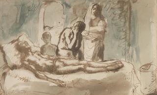 John Minton - A Family Lamenting the Death of a Man