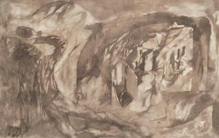 John Minton - Destruction: Figure and Ruins