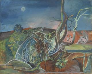 John Minton - Figure in a Landscape