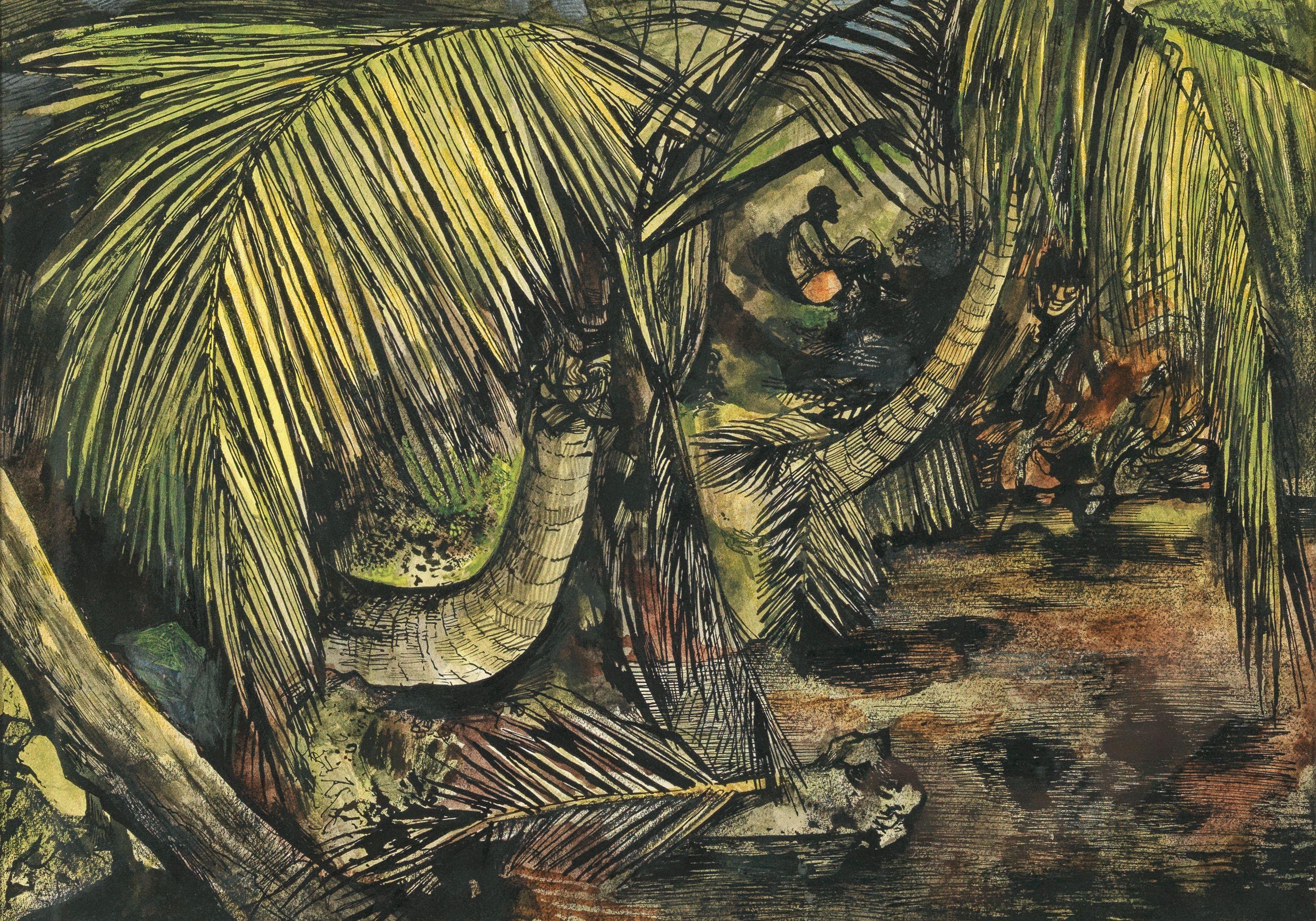 John Minton - Landscape, Ocho Rios