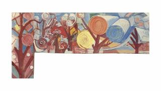 John Minton - The Forest of Paper (Design for a Mural)