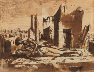 John Minton - The Lovers, Poplar