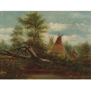 John Mix Stanley - Assiniboine Encampment