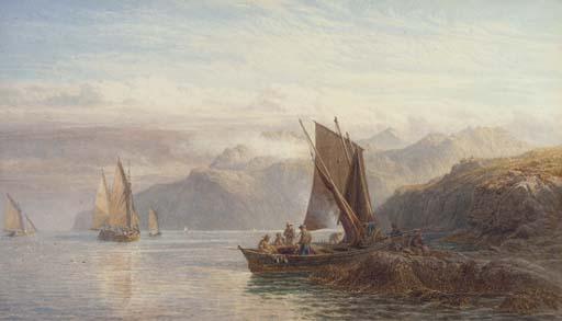John Mogford, R.I. - Wanted a breeze; Off the Isle of Arran