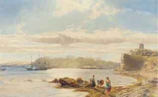 John Mogford - Mount Edgecombe From Mount Batten, Plymouth
