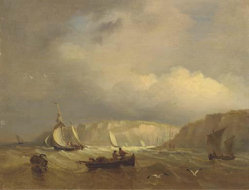 John Moore of Ipswich - Shipping off Dover; and Shipping off Dover Castle