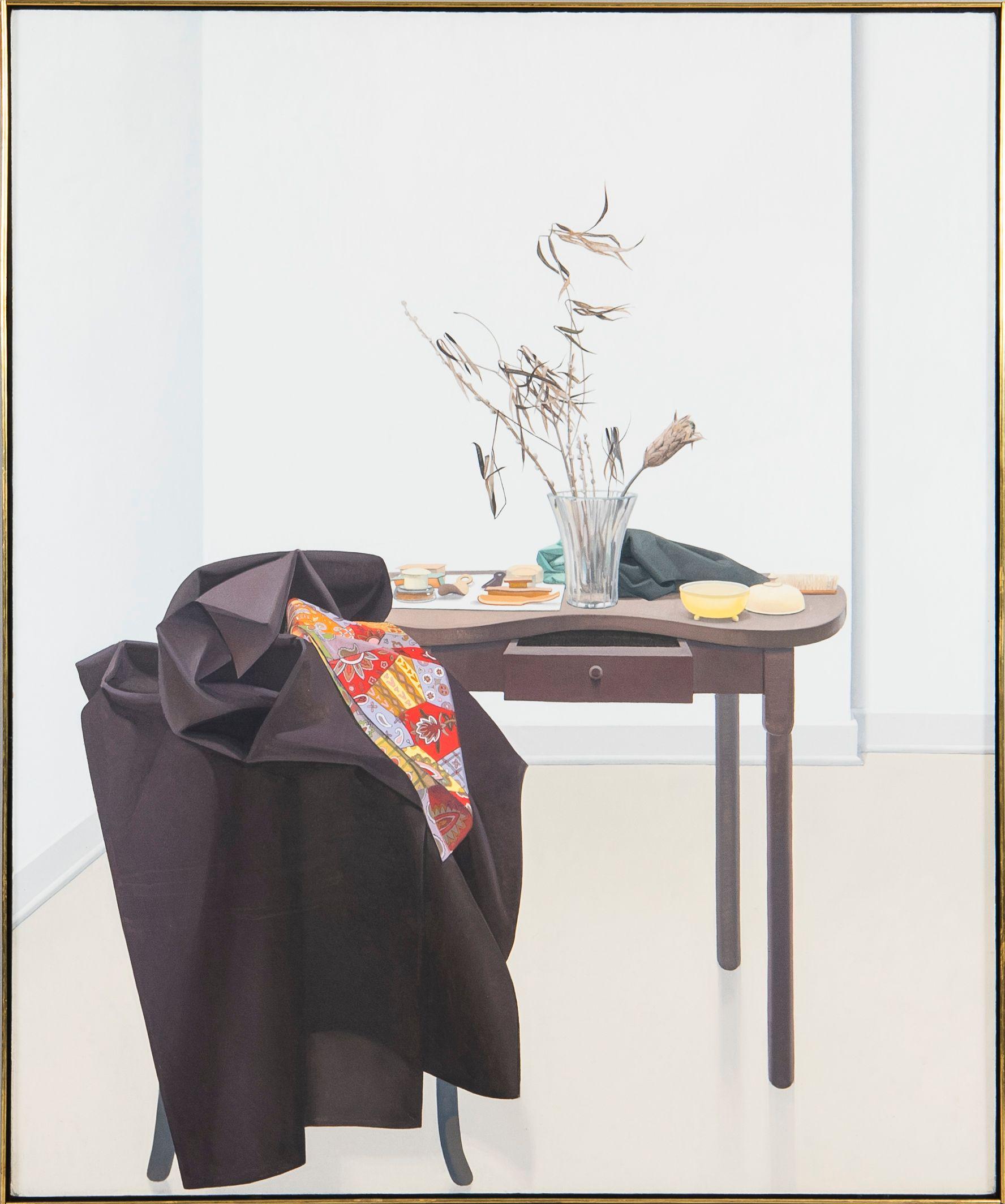 John Moore - Still Life with Scarf