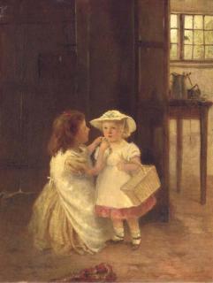 John Morgan, R.B.A. - Off To School