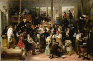 John Morgan, R.B.A. - The Auction