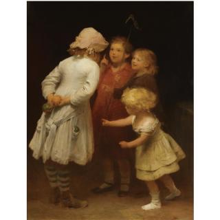 John Morgan, R.B.A. - Which Hand Has It?