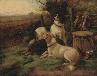 John Morris - Setters With The Day\'S Bag