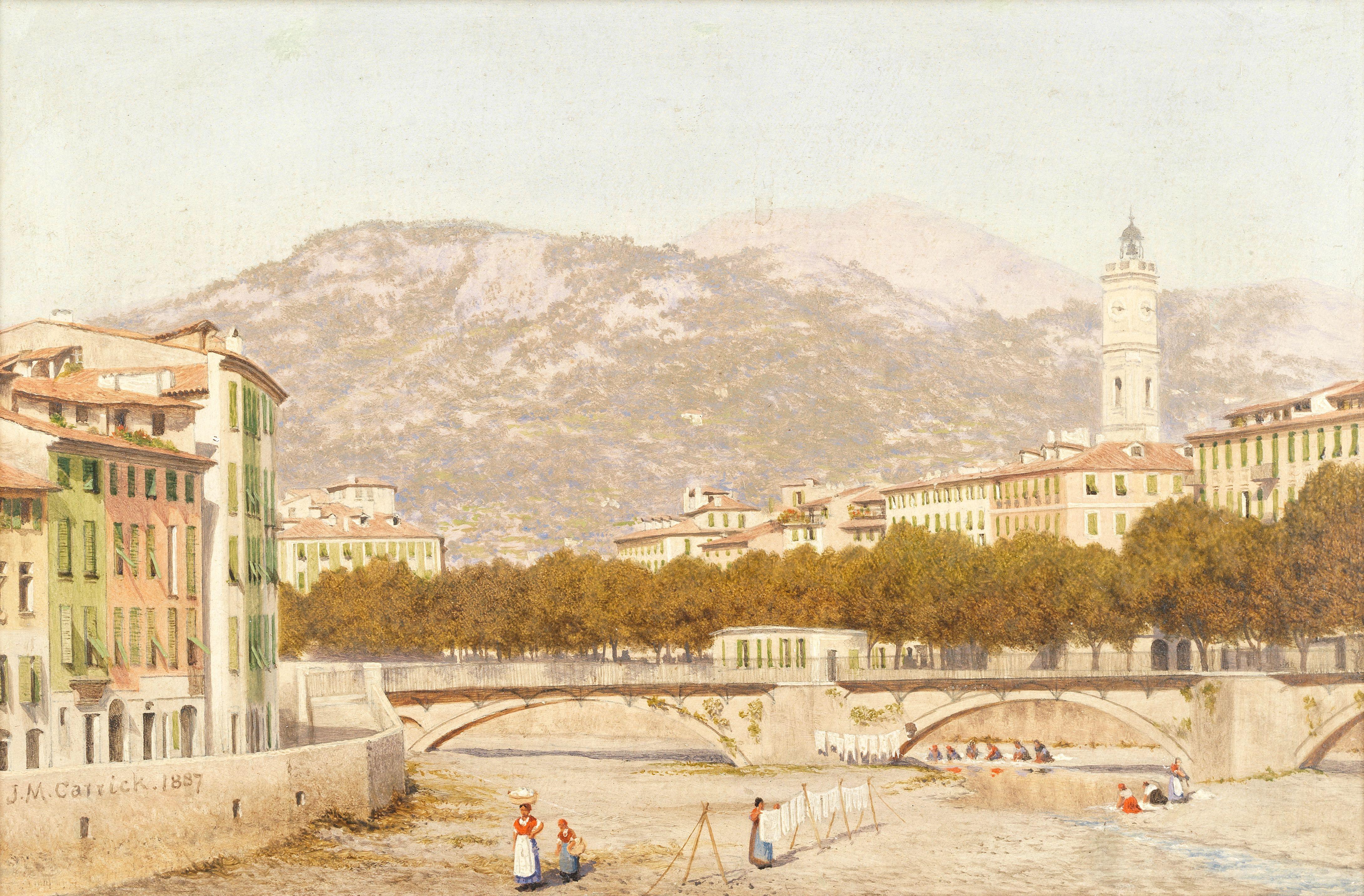 John Mulcaster Carrick - A view of Nice