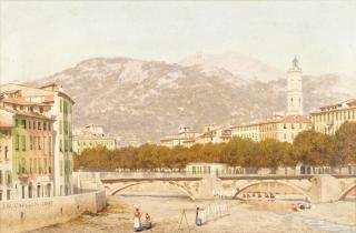 John Mulcaster Carrick - A View Of Nice