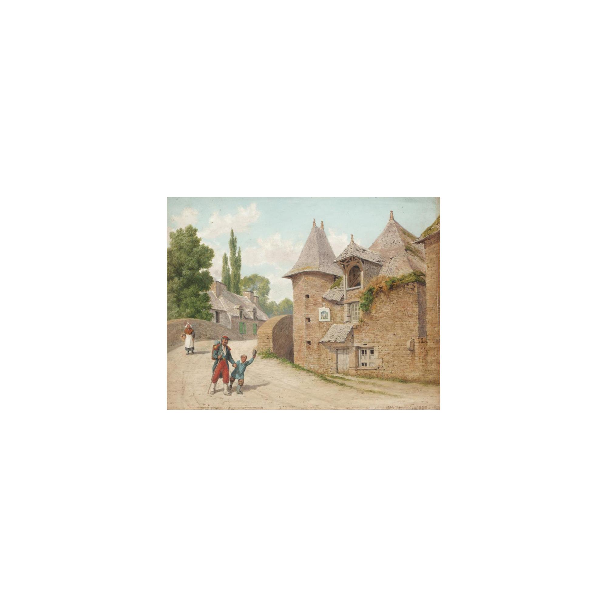 John Mulcaster Carrick - At Dole, Brittany