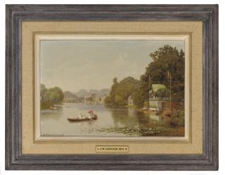John Mulcaster Carrick - Boating, Hampton on Thames