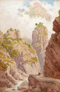 John Mulcaster Carrick - Gorge of Roya