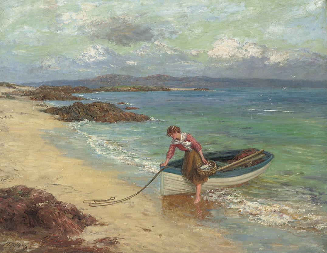 John N. McGhie - Bringing in the catch