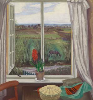 John Nash, R.A. - A Window In Bucks