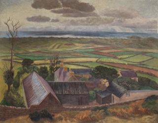 John Nash R.A. - Llangennith Panorama
