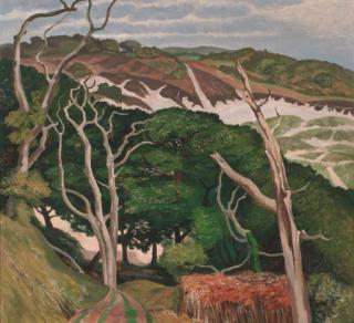 John Nash, R.A. - Penmaen Barrows, Gower