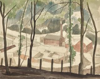 John Nash R.A. - Study For Farm At Wormingford