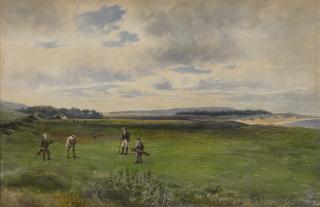 John Nesbitt - Golfers Putting At The 8Th Hole, North Berwick Links
