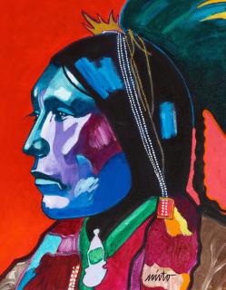 John Nieto - Two Hatchet Kiowa