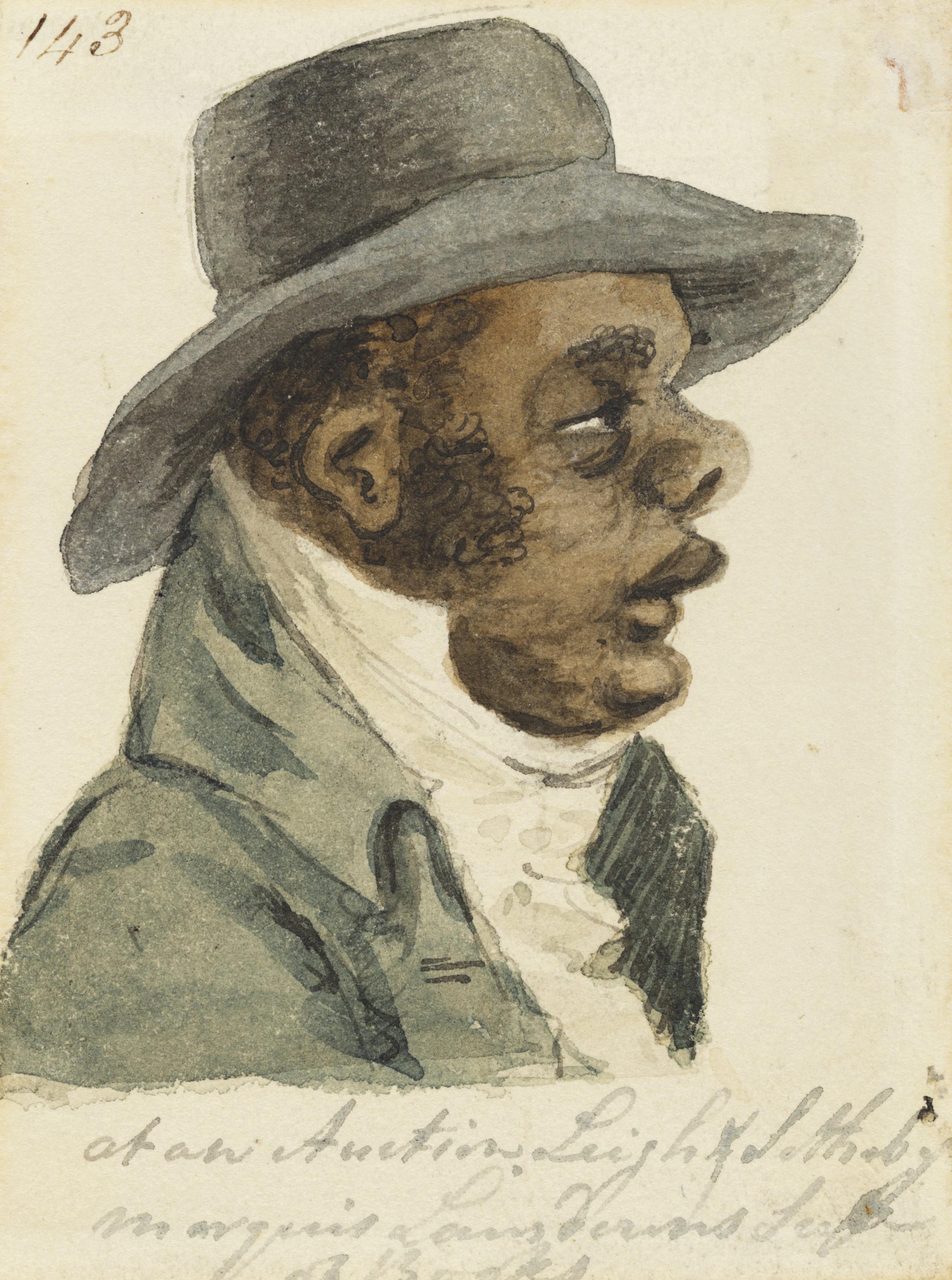 John Nixon - ‘At an Auction Leigh & Sotheby\'s / Marquis Lansdowns (sic) Sale/ of Books’.