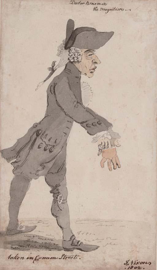 John Nixon - Doctor Benemar, the magnitiser, taken in Cannon Street