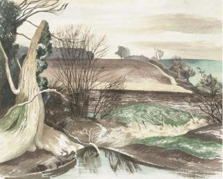 John Northcote Nash, R.A. - Autumn landscape