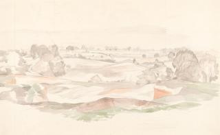 John Northcote Nash R.A. - Essex Farmland Near Wormingford