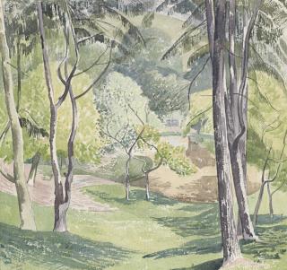 John Northcote Nash, R.A. - Pool In The Woods