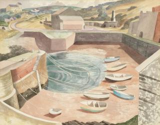 John Northcote Nash R.A. - Quiet Harbour