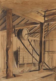 John Northcote Nash R.A. - The Saw Mill