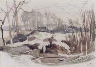John Northcote Nash, R.A. - Woodland Study