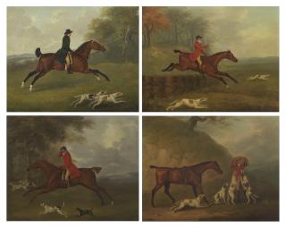 John Nost Sartorius - À cor et à cri ; Le saut de haie ; Le volcelest ; La curée