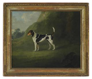 John Nost Sartorius - A Foxhound in a landscape