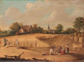 John Nost Sartorius - Harvesting Scene